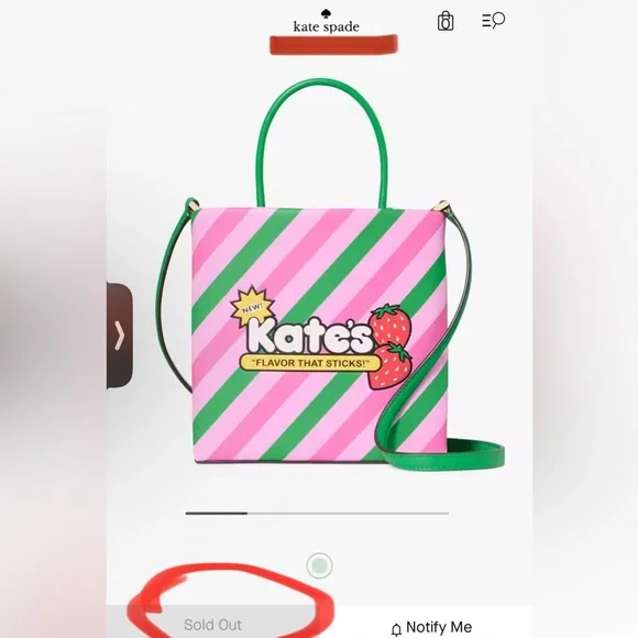 Kate Spade Pink and Purple Crossbody Bag - Picture 6 of 6